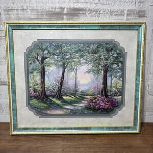 F. Buckley “Forest Path” Framed Matted Art Print